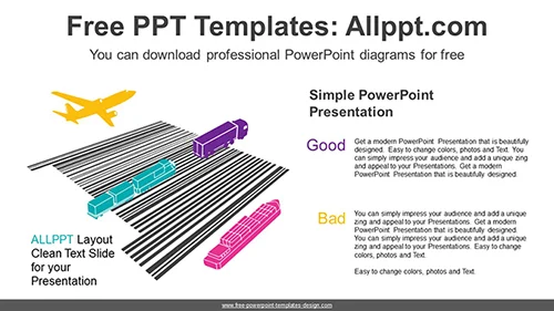 Global Logistics PowerPoint Diagram