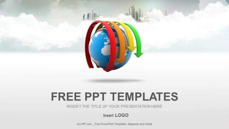 Globe And Arrows-Business PPT Templates