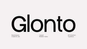 Glonto Font › Fontesk