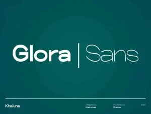 Glora Sans Serif Font