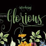 Glorious Script Font