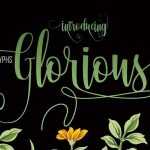 Glorious Script Font › Fontesk