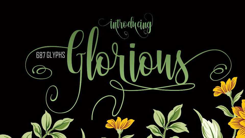 Glorious Script Font › Fontesk