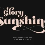 Glory Sunshine Serif Font