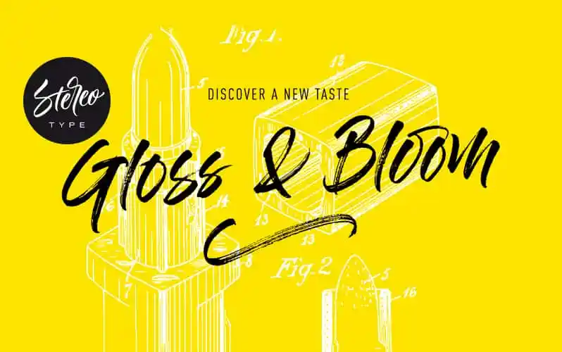 Gloss And Bloom Font