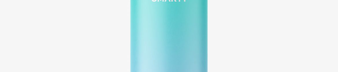 Glossy airless bottle mockup