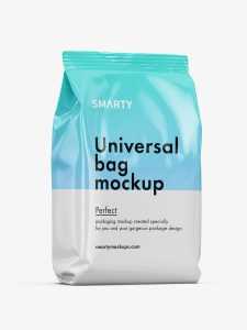 Glossy bag mockup