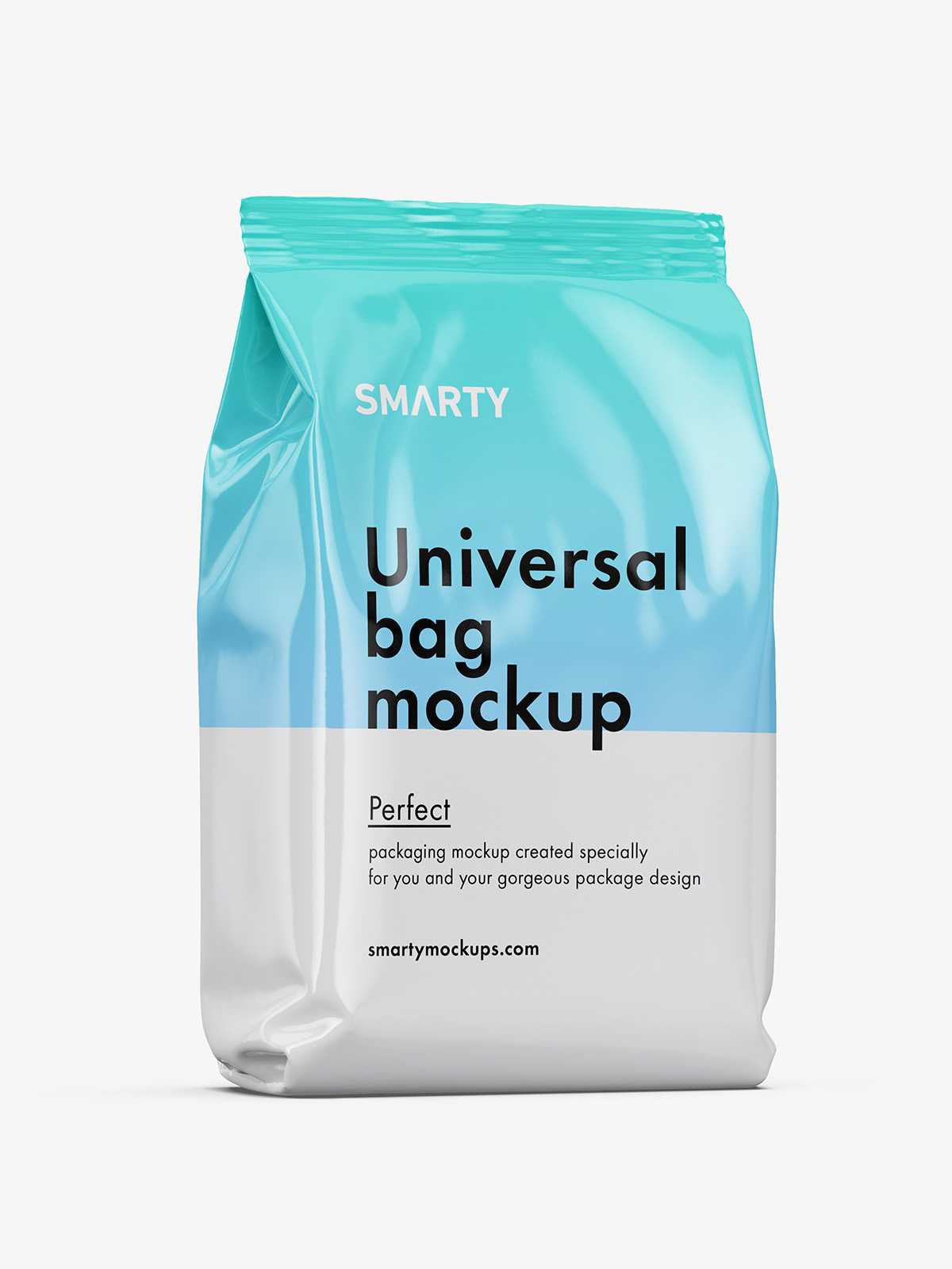 Glossy bag mockup