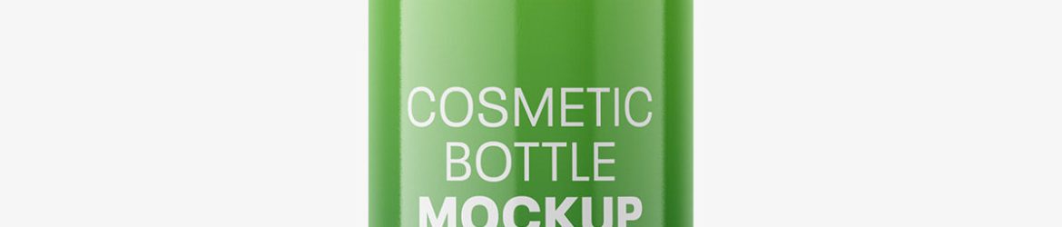 Glossy bottle with disctop / 200 ml