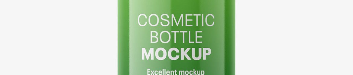 Glossy bottle with disctop / 500 ml