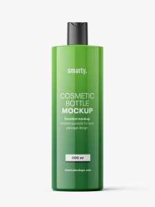Glossy bottle with disctop / 500 ml