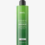 Glossy bottle with pump mockup / 250 ml
