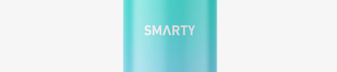 Glossy bottle with trigger spray mockup