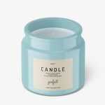 Glossy candle mockup
