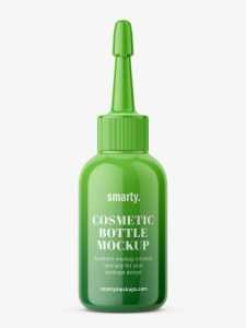 Glossy dropper bottle