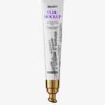 Glossy eye cream tube mockup