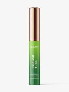 Glossy eyelash bottle mockup
