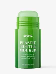 Glossy face stick mockup