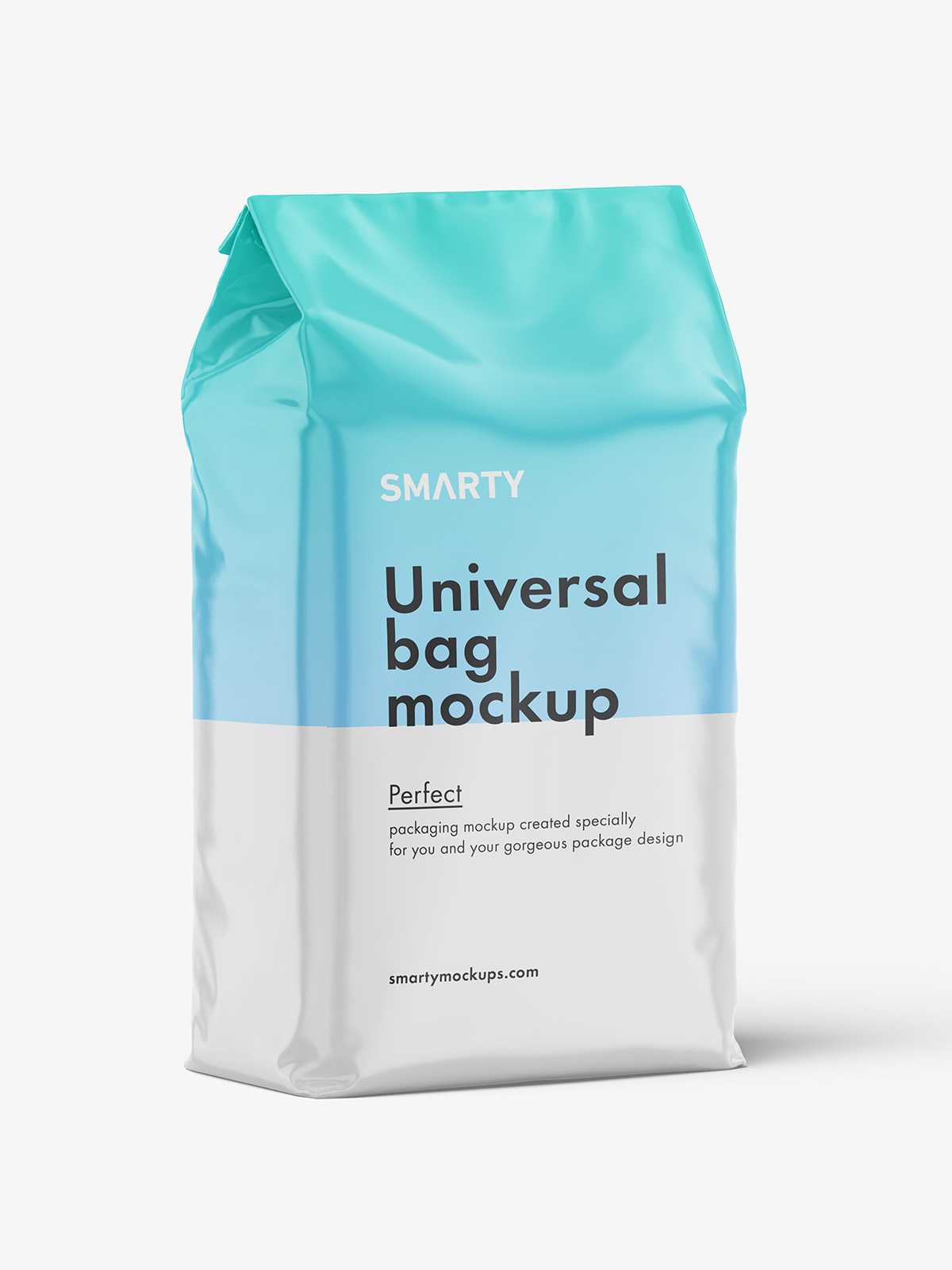 Glossy food pack mockup
