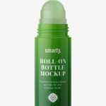 Glossy roll-on bottle mockup