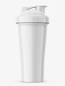 Glossy shaker mockup