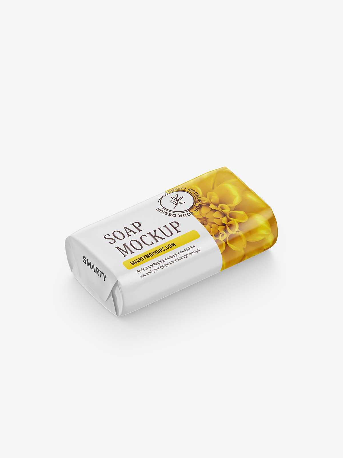Glossy soap mockup
