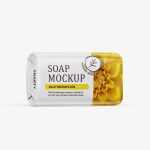 Glossy soap mockup