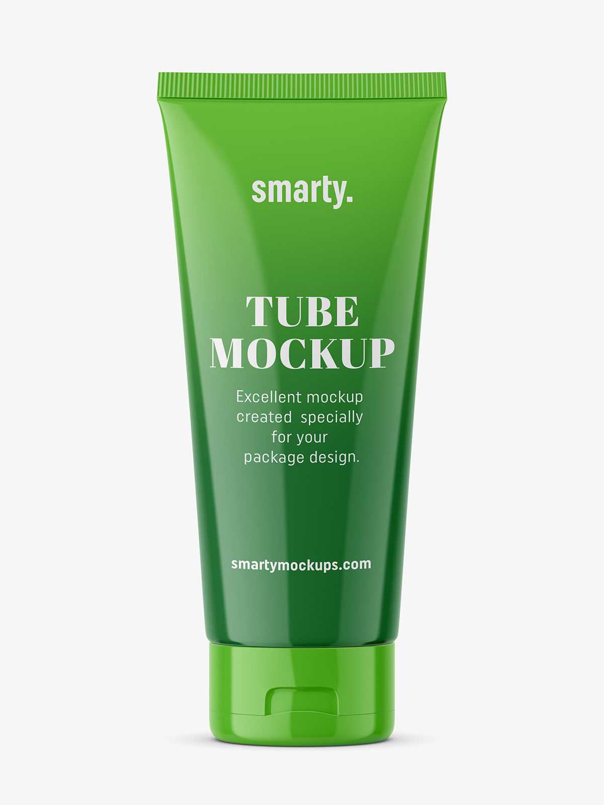 Glossy tube mockup / fi 40 / 120 mm