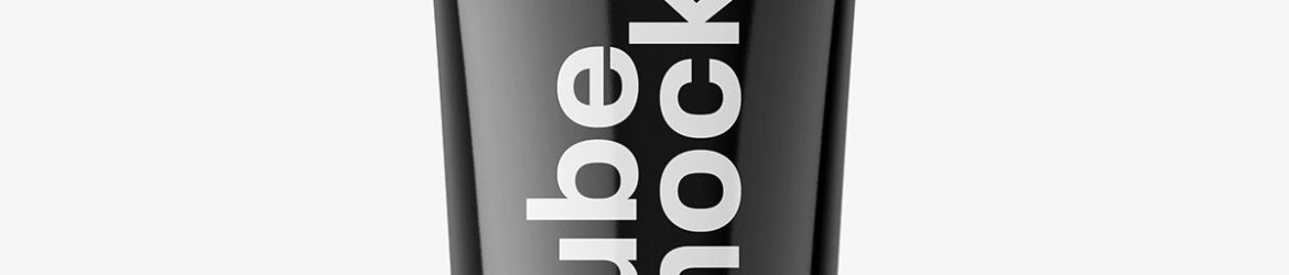 Glossy tube mockup / Fi50 H175 Glossy tube mockup / Fi50 H175