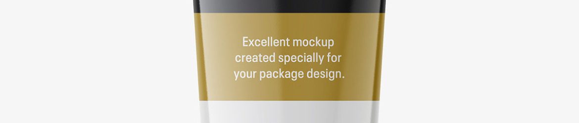 Glossy tube mockup / Fi50 H200 Glossy tube mockup / Fi50 H200