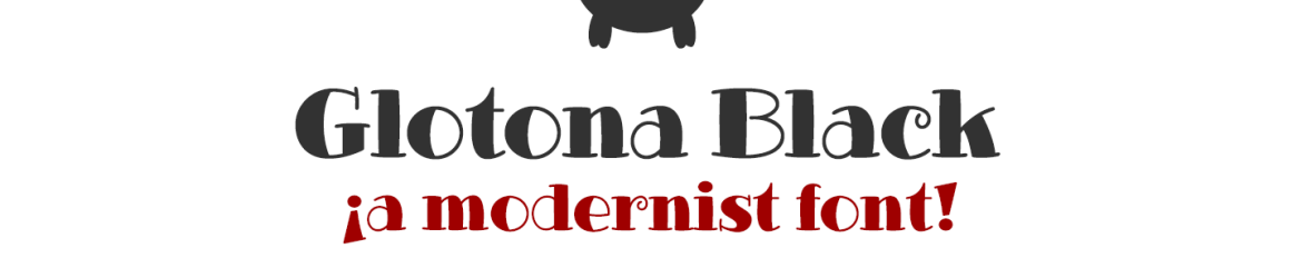Glotona Black Font