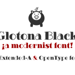 Glotona Black Font