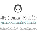 Glotona White Font