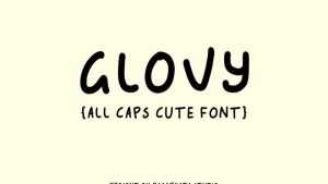Glovy Font › Fontesk