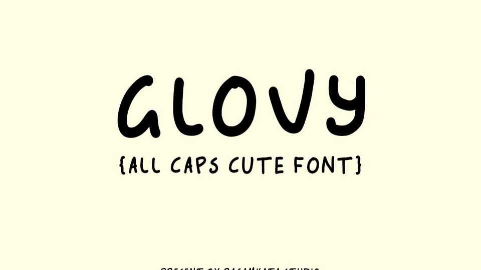 Glovy Font › Fontesk