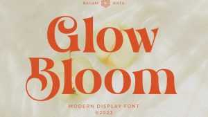 Glow Bloom Font › Fontesk