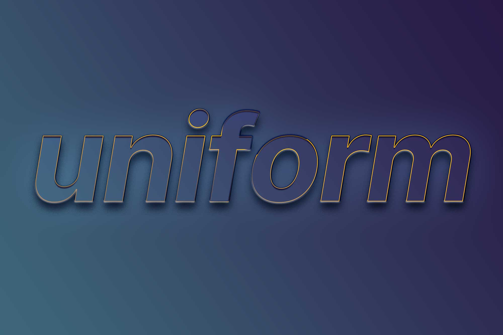 Glowing 3D Text Effect