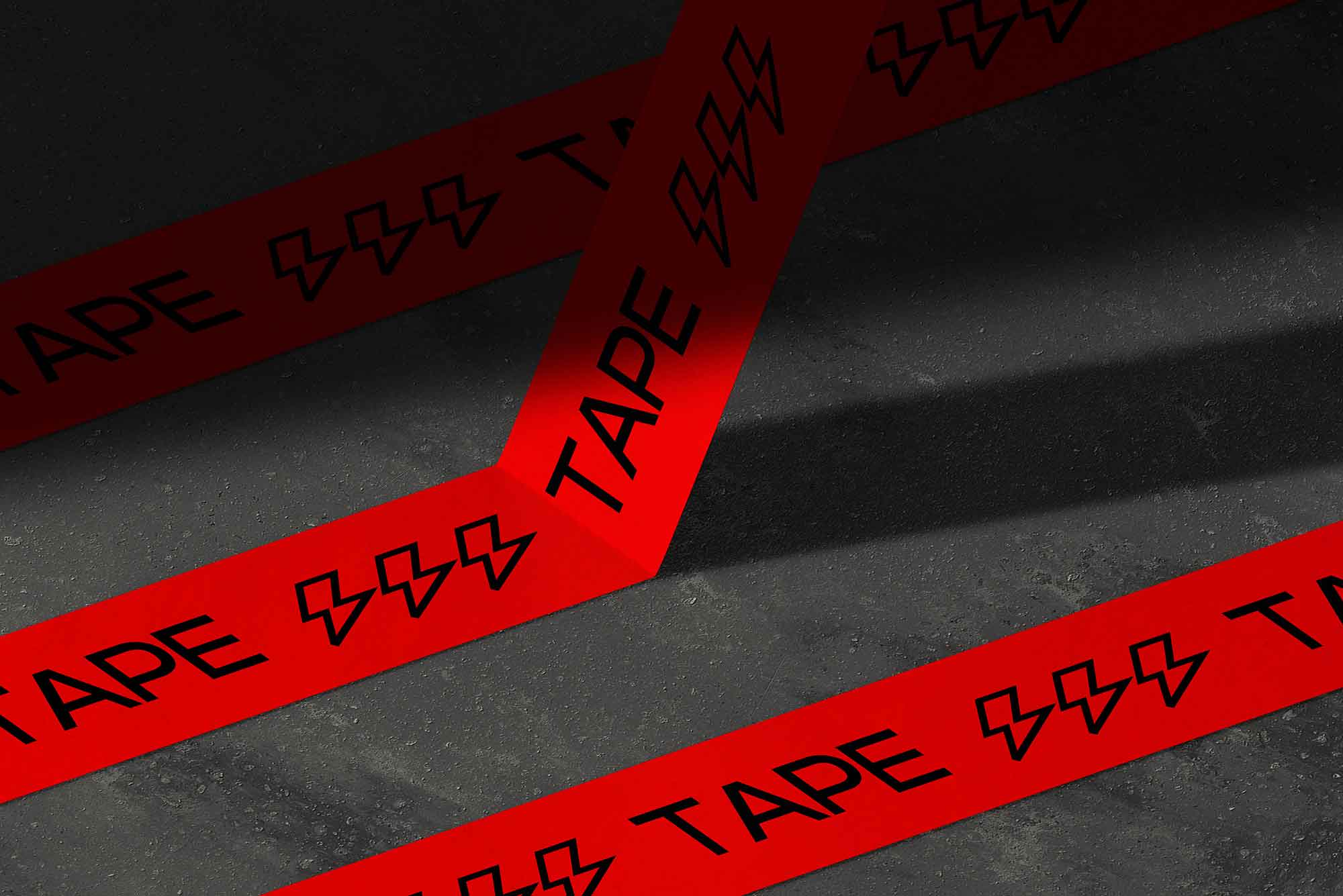 Glued Tape Mockup