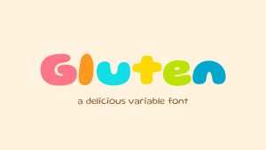 Gluten Font Family › Fontesk