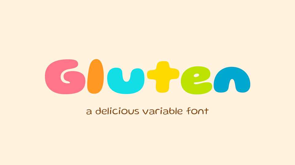 Gluten Font Family › Fontesk