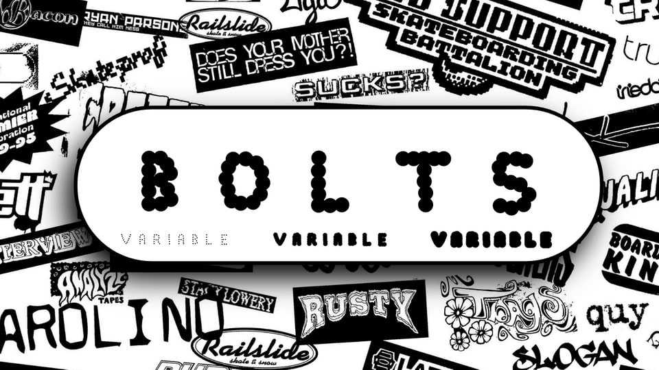 GO Bolts Font › Fontesk