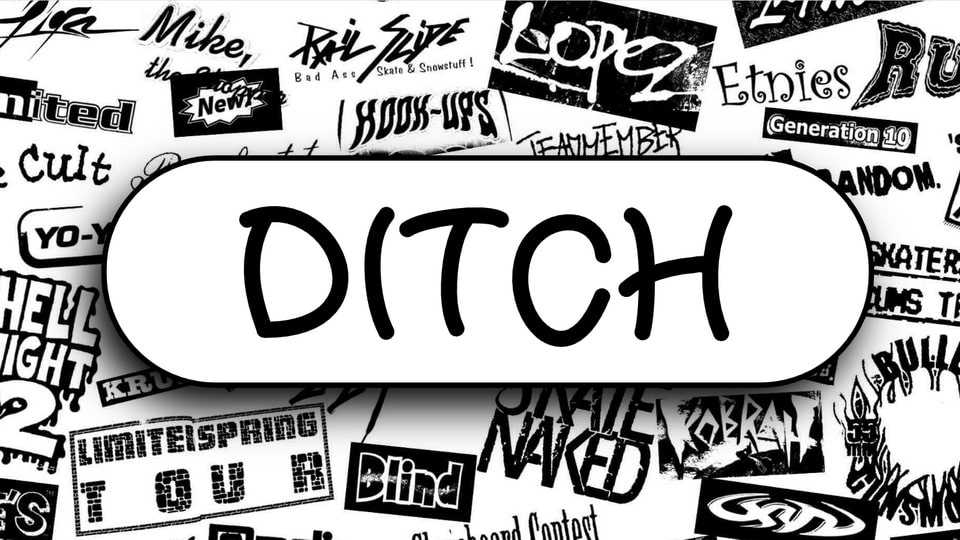 GO Ditch Font › Fontesk