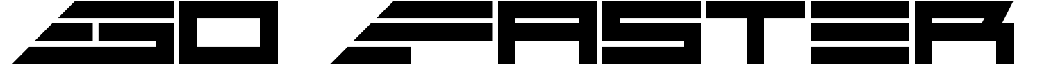 Go Faster Font - 1001 Free Fonts