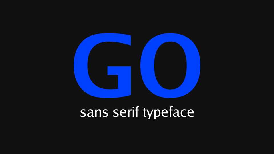 Go Font Family › Fontesk