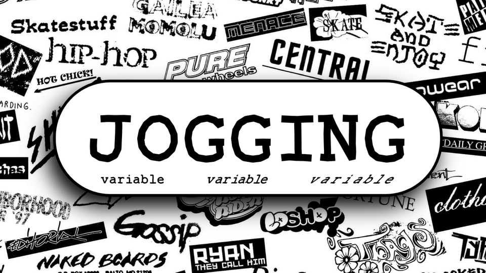 GO Jogging Font › Fontesk