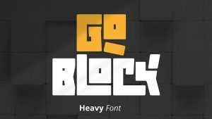 GoBlock Font › Fontesk