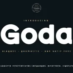 Goda Sans Serif Font - Fonte Grátis Goda Sans Serif Font