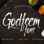 Godfeem font - Fonte Grátis Godfeem font