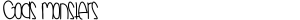 Gods Monsters Font - 1001 Free Fonts