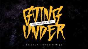 Going Under Font › Fontesk